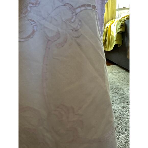 Simply Shabby Chic Pink Embroidered 24” Pillow Sham case Cotton euro Vintage - Picture 11 of 15